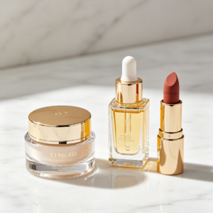 Luxury Glass Bottle Skincare & Perfume Gift Set